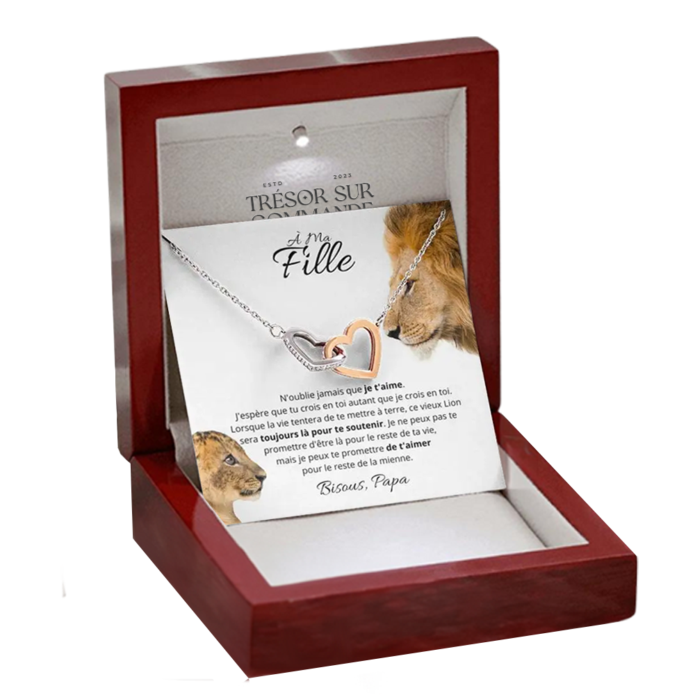 Collier fusion maternel - Message à ma fille